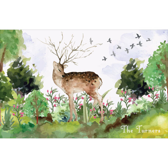 Enchanted Deer Forest Placemats